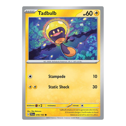 SV02: Paldea Evolved (PAL) - Tadbulb 078 193 (#078/193) (Near Mint)