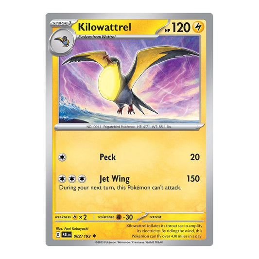SV02: Paldea Evolved (PAL) - Kilowattrel (#082/193) (Near Mint)