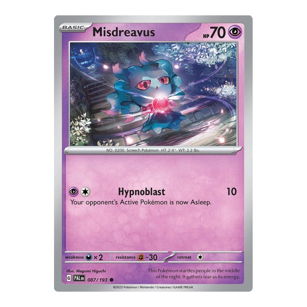 SV02: Paldea Evolved (PAL) - Misdreavus (#087/193)