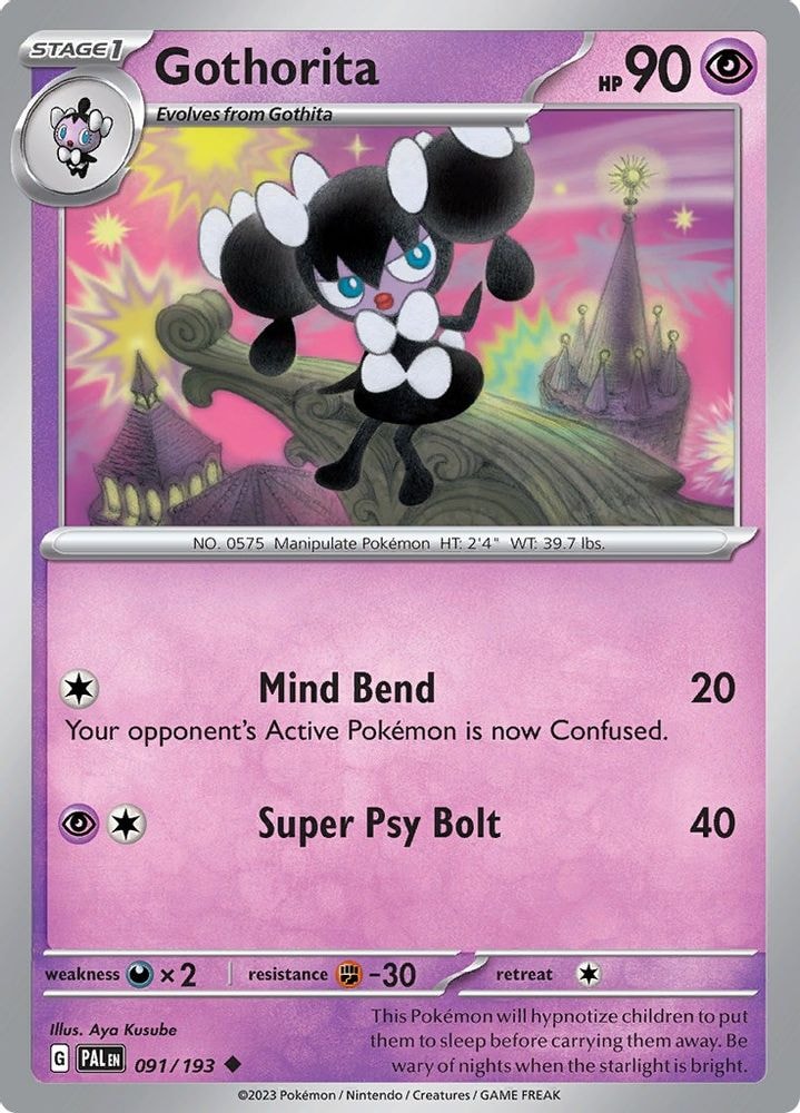 SV02: Paldea Evolved (PAL) - Gothorita - 091/193 (#091/193, Uncommon) ()