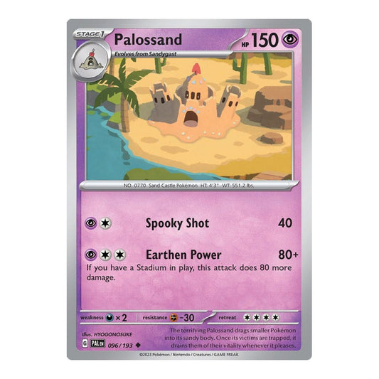 SV02: Paldea Evolved (PAL) - Palossand (#096/193) (Near Mint)