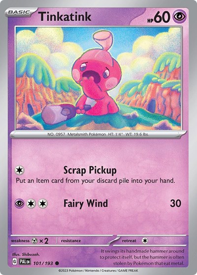 SV02: Paldea Evolved (PAL) - Tinkatink - 101/193 (#101/193, Common) ()