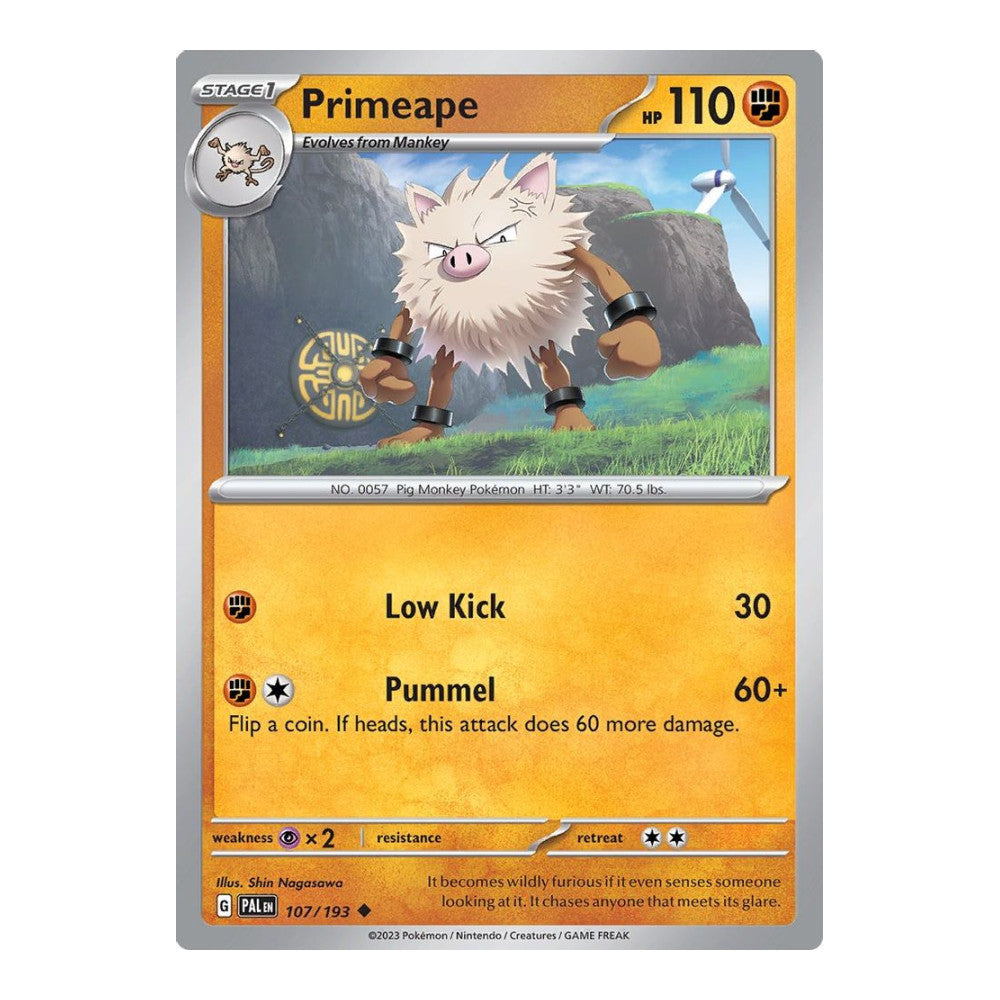 SV02: Paldea Evolved (PAL) - Primeape (#107/193) (Near Mint)