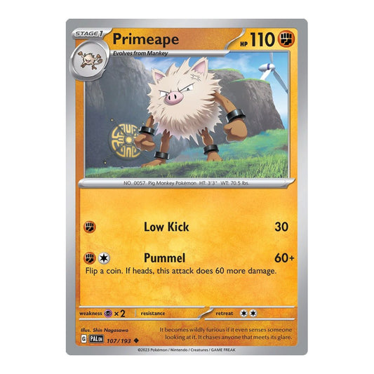 SV02: Paldea Evolved (PAL) - Primeape (#107/193) (Near Mint)