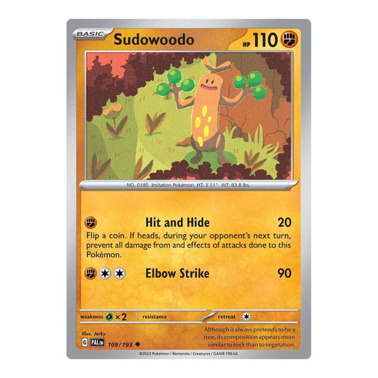 SV02: Paldea Evolved (PAL) - Sudowoodo (#109/193) (Near Mint)
