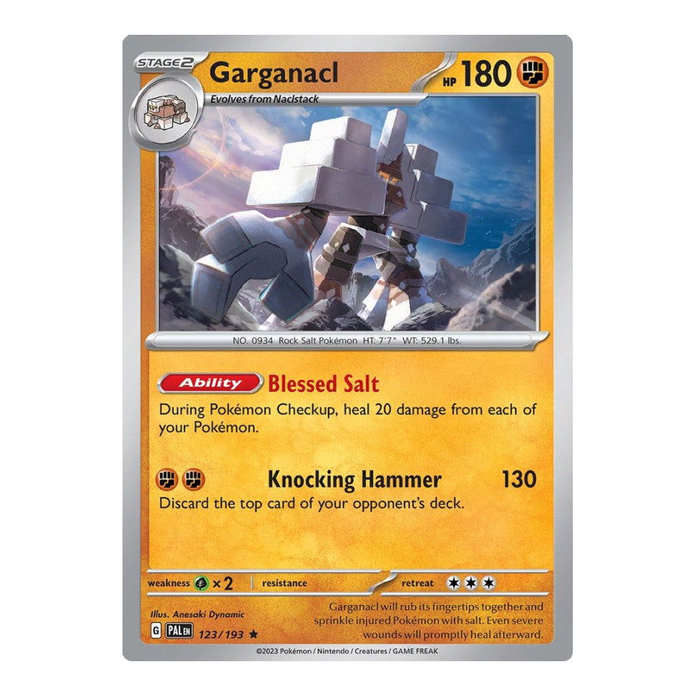 SV02: Paldea Evolved (PAL) - Garganacl (#123/193) (Near Mint)