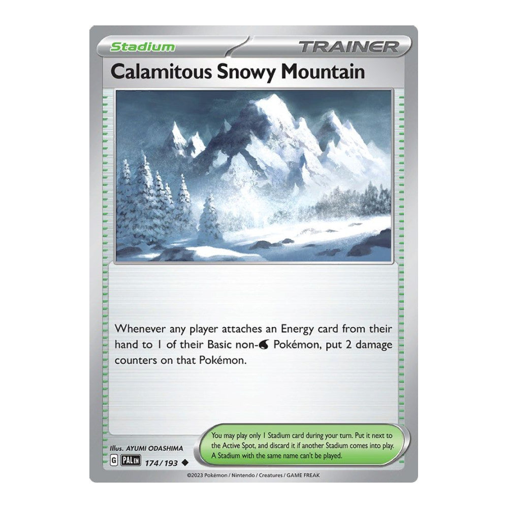 SV02: Paldea Evolved (PAL) - Calamitous Snowy Mountain (#174/193) (Near Mint)