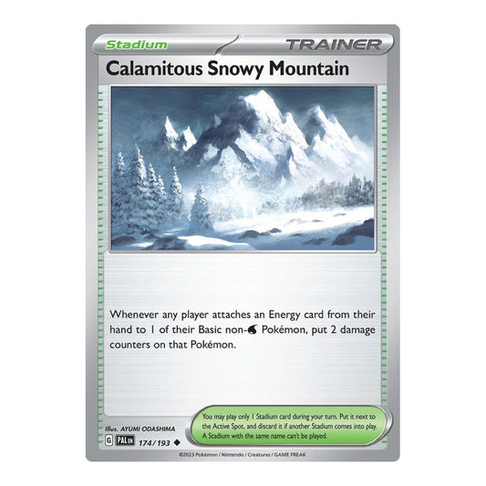 SV02: Paldea Evolved (PAL) - Calamitous Snowy Mountain (#174/193) (Near Mint)