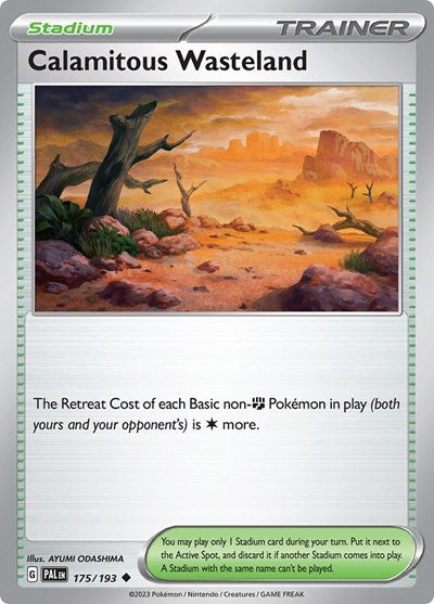 SV02: Paldea Evolved (PAL) - Calamitous Wasteland (#175/193, Uncommon) ()