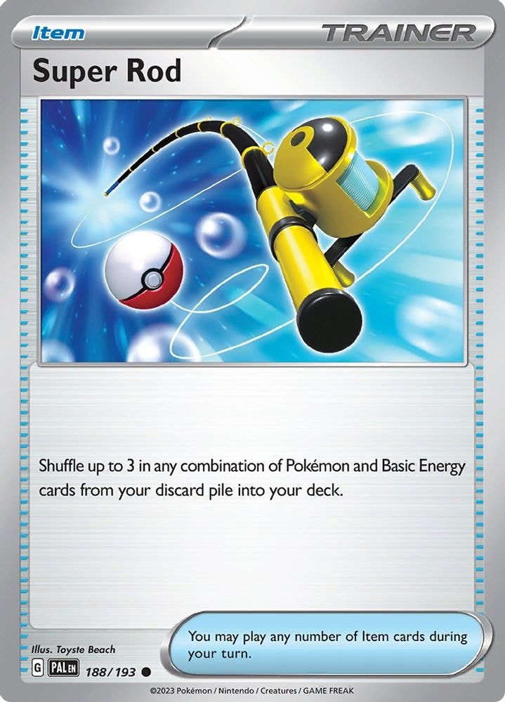 SV02: Paldea Evolved (PAL) - Super Rod - 188/193 (#188/193, Common) ()