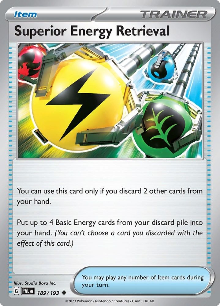 SV02: Paldea Evolved (PAL) - Superior Energy Retrieval - 189/193 (#189/193, Uncommon) ()