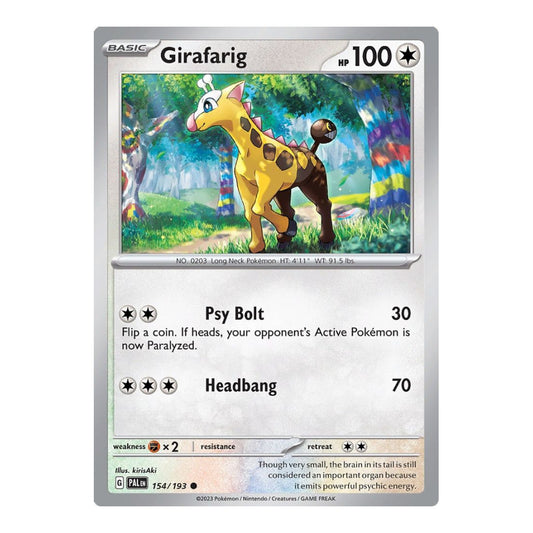 SV02: Paldea Evolved (PAL) - Girafarig (#154/193) (Near Mint)