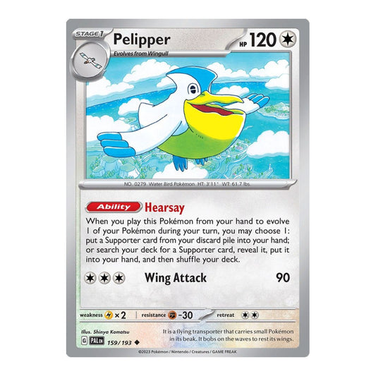 SV02: Paldea Evolved (PAL) - Pelipper (#159/193) (Near Mint)