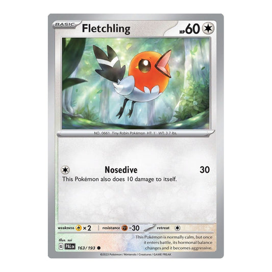 SV02: Paldea Evolved (PAL) - Fletchling (#163/193) (Near Mint)