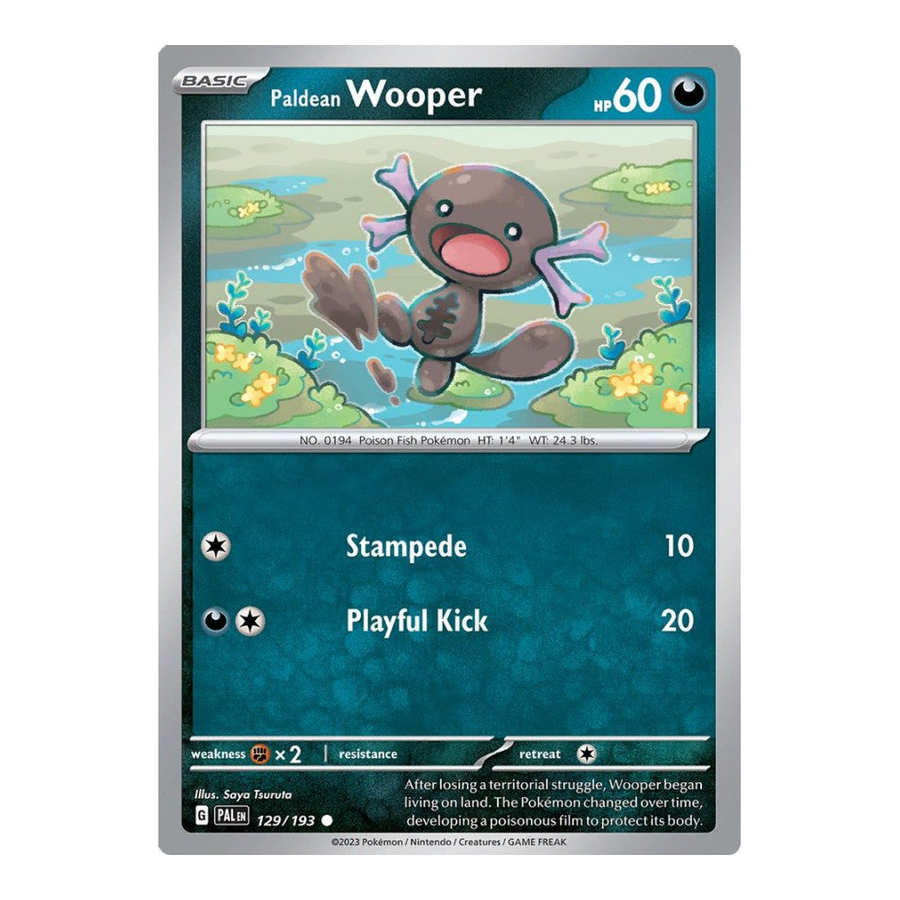 SV02: Paldea Evolved (PAL) - Paldean Wooper 129 193 (#129/193) (Near Mint)
