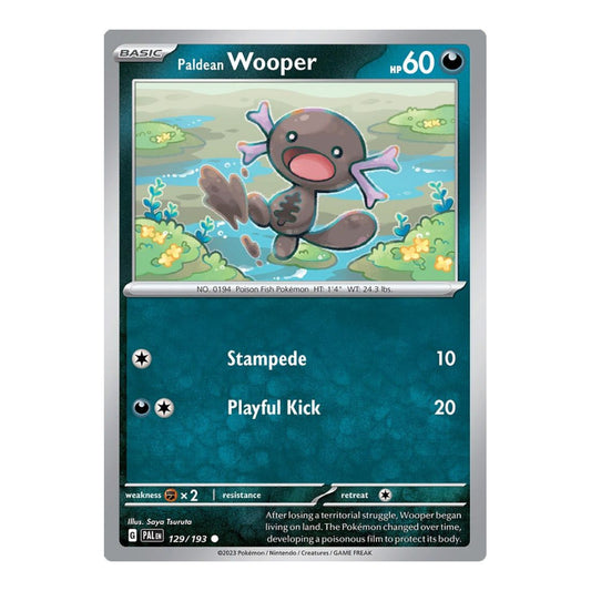 SV02: Paldea Evolved (PAL) - Paldean Wooper 129 193 (#129/193) (Near Mint)