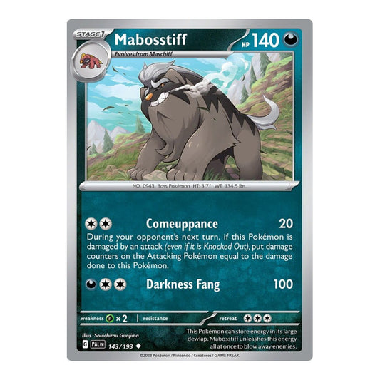 SV02: Paldea Evolved (PAL) - Mabosstiff (#143/193) (Near Mint)
