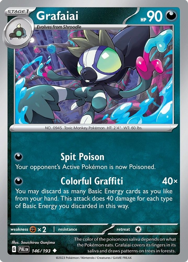 SV02: Paldea Evolved (PAL) - Grafaiai (#146/193, Uncommon) ()