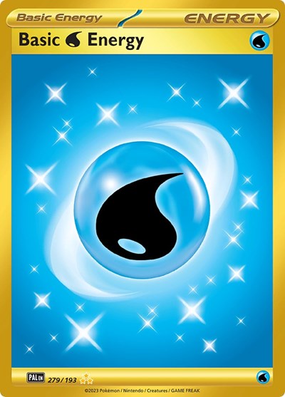 SV02: Paldea Evolved (PAL) - Basic Water Energy - 279/193 (#279/193, Hyper Rare) ()