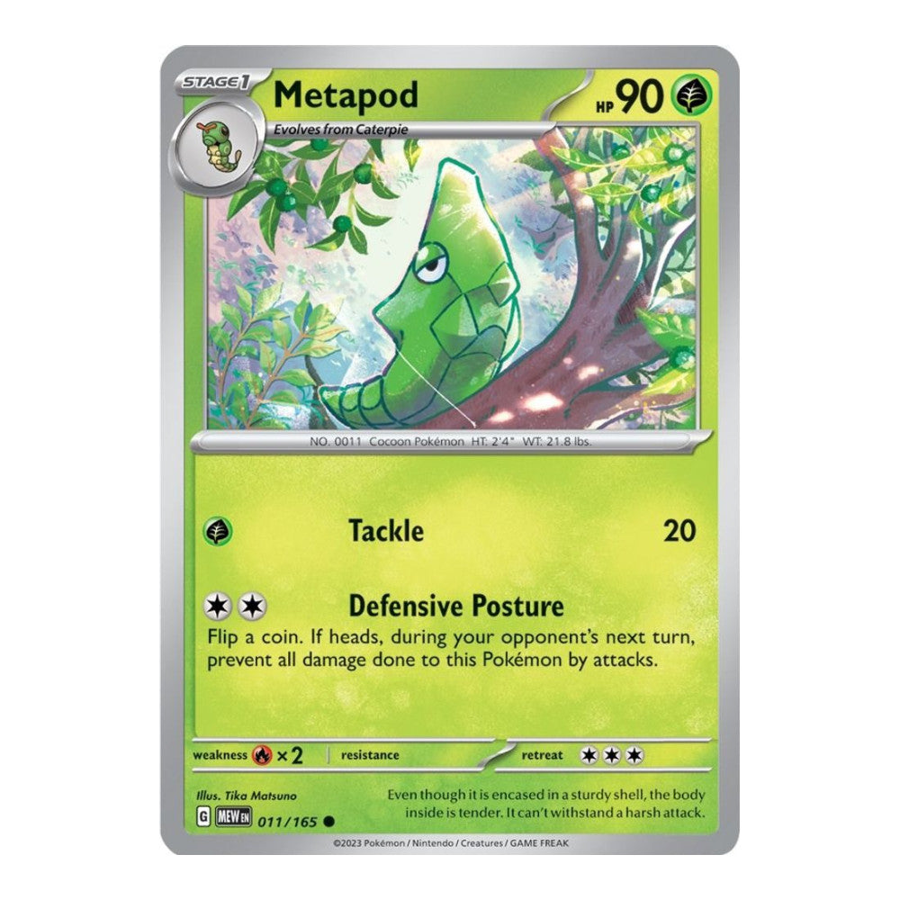SV: Scarlet & Violet 151 (MEW) - Metapod (#011/165)