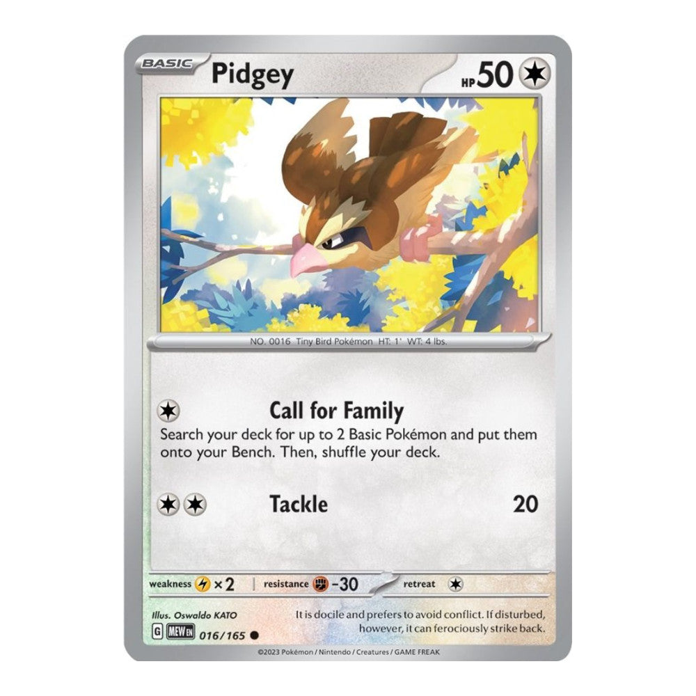 SV: Scarlet & Violet 151 (MEW) - Pidgey (#016/165)