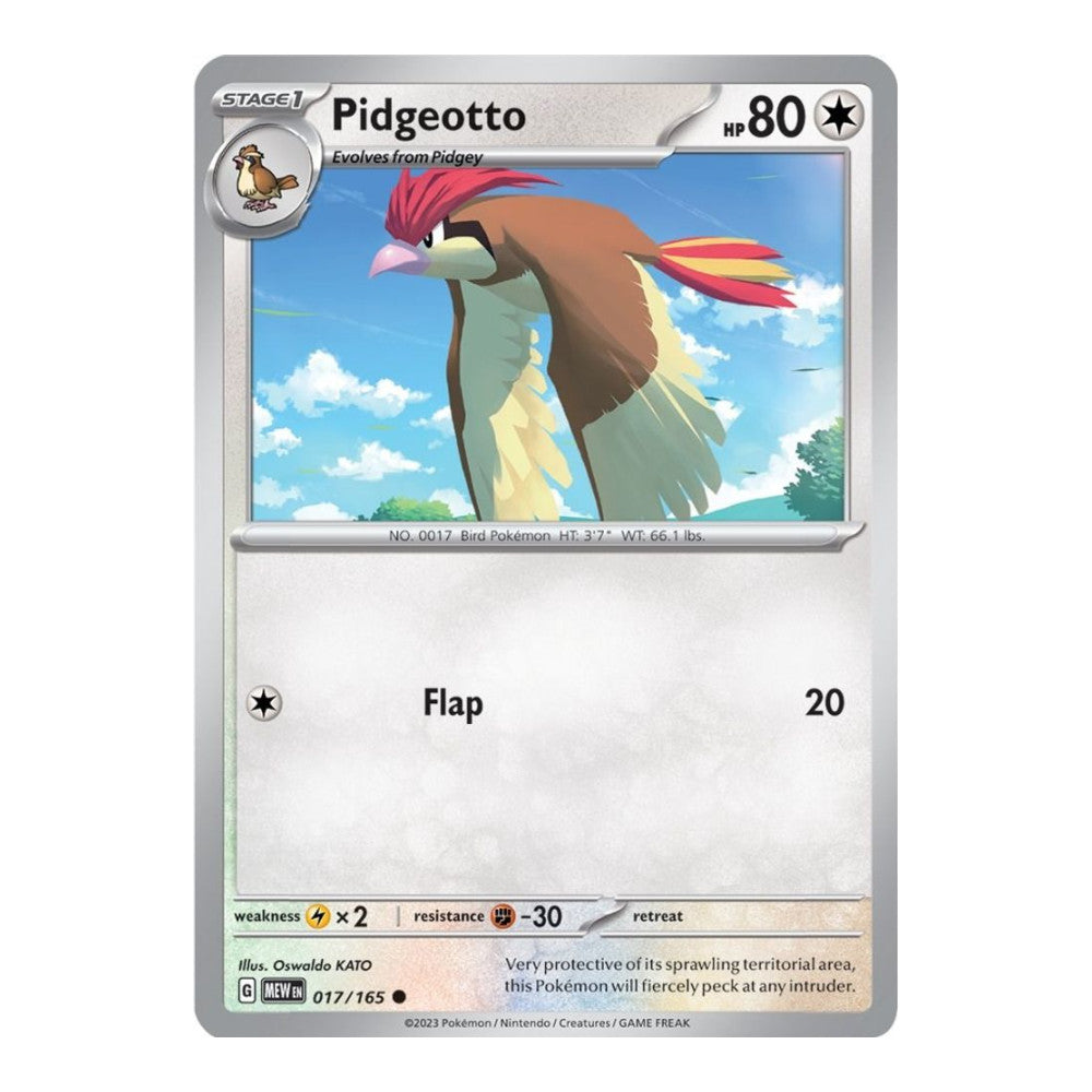 SV: Scarlet & Violet 151 (MEW) - Pidgeotto (#017/165)
