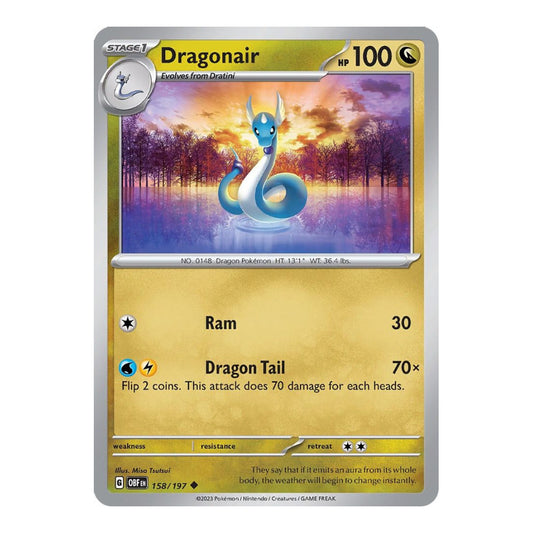 SV03: Obsidian Flames (OBF) - Dragonair (#158/197) (Near Mint)