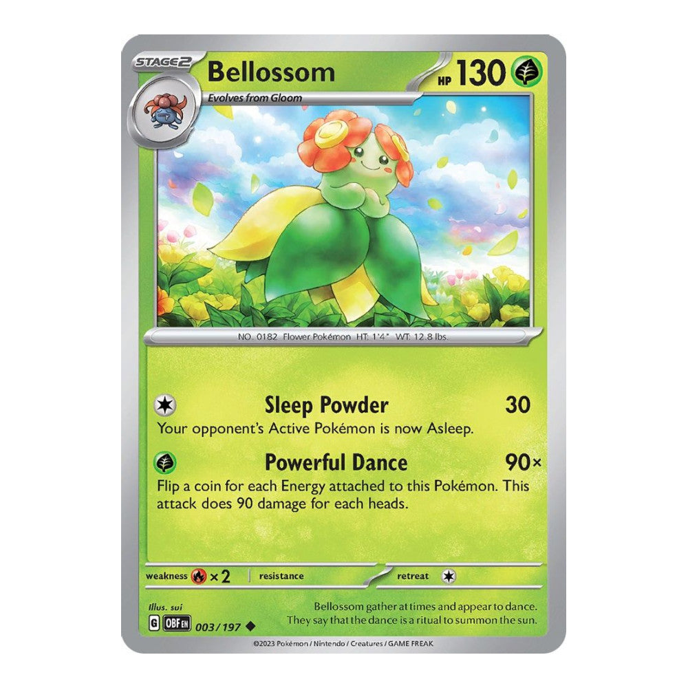 SV03: Obsidian Flames (OBF) - Bellossom (#003/197) (Near Mint)