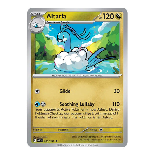 SV03: Obsidian Flames (OBF) - Altaria (#160/197) (Near Mint)