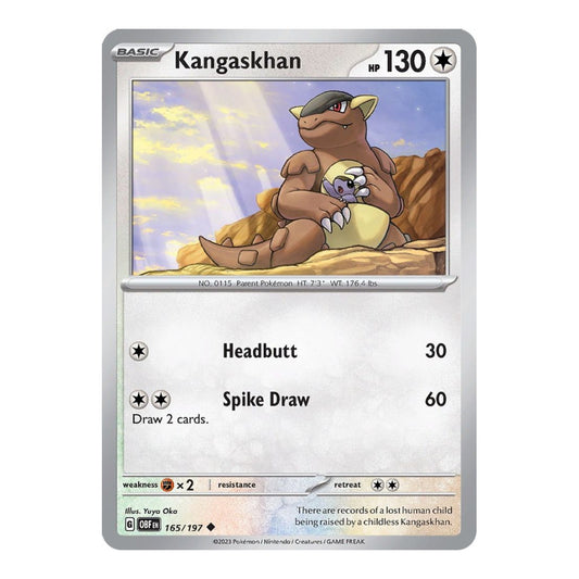 SV03: Obsidian Flames (OBF) - Kangaskhan (#165/197) (Near Mint)