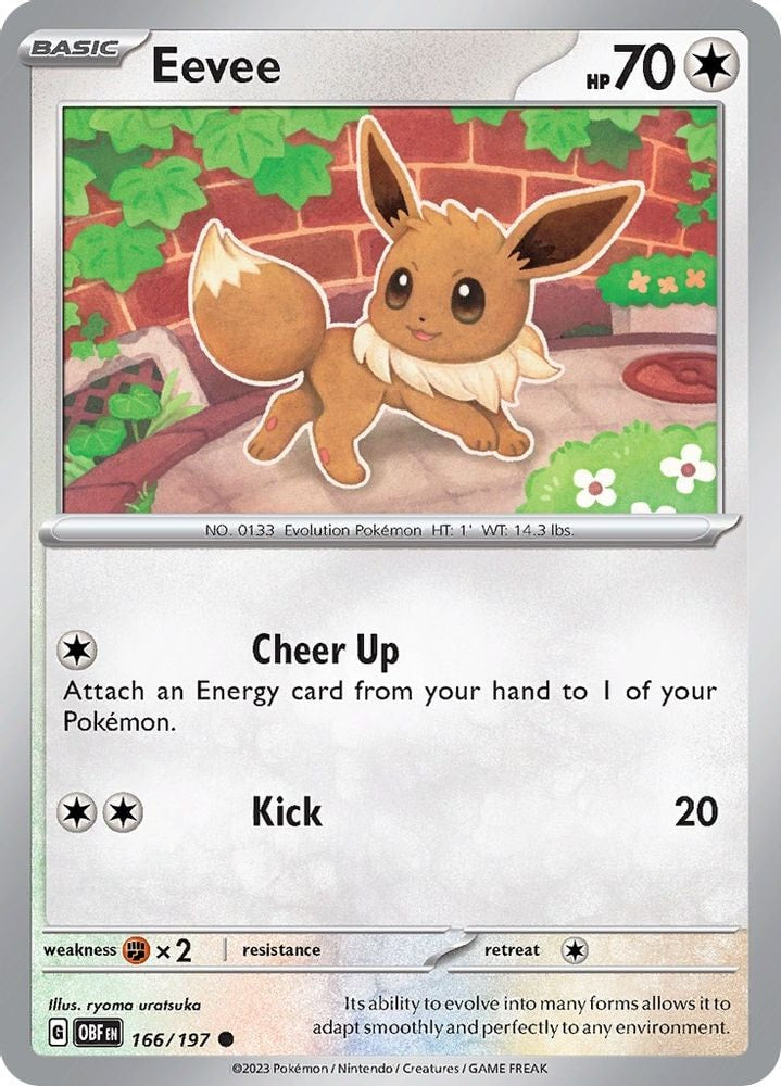 SV03: Obsidian Flames (OBF) - Eevee (#166/197, Common) ()