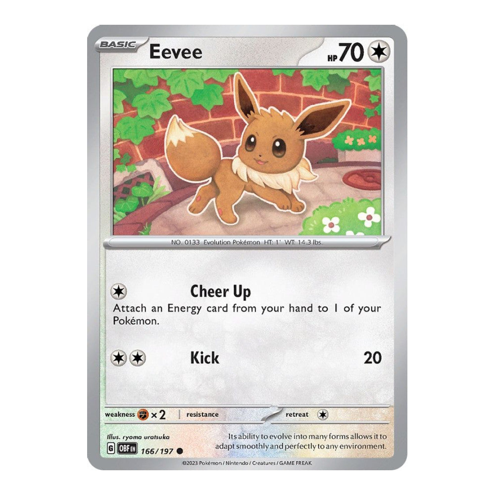 SV03: Obsidian Flames (OBF) - Eevee (#166/197)