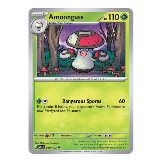 SV03: Obsidian Flames (OBF) - Amoonguss (#010/197) (Near Mint)