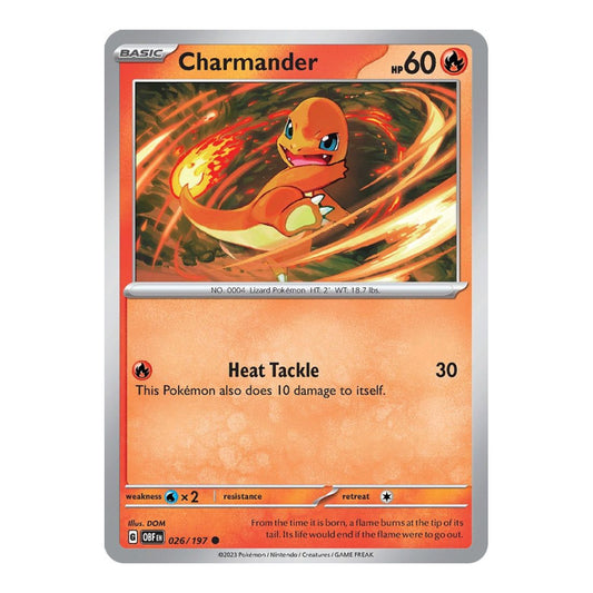 SV03: Obsidian Flames (OBF) - Charmander (#026/197) (Near Mint)