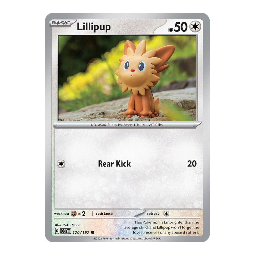 SV03: Obsidian Flames (OBF) - Lillipup (#170/197) (Near Mint)