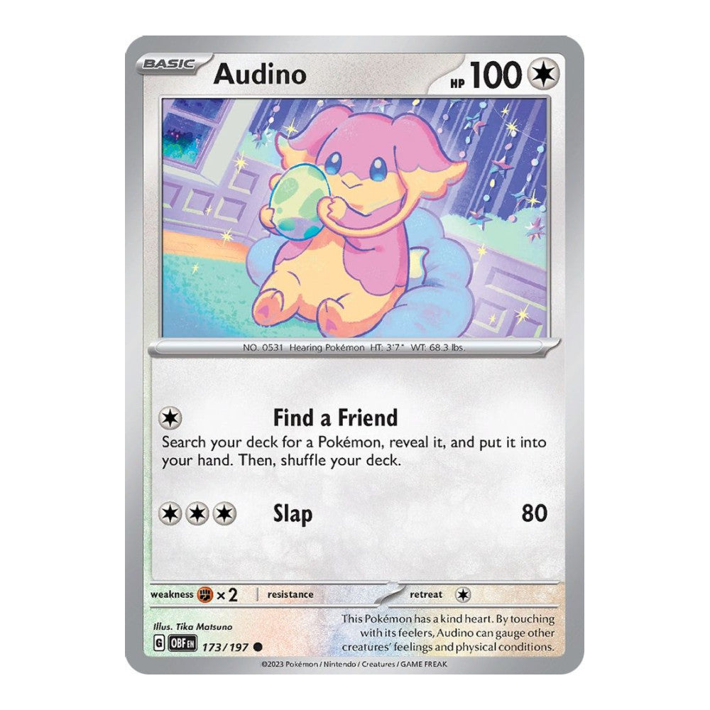 SV03: Obsidian Flames (OBF) - Audino (#173/197) (Near Mint)