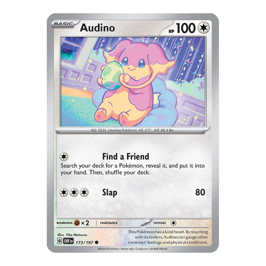 SV03: Obsidian Flames (OBF) - Audino (#173/197) (Near Mint)