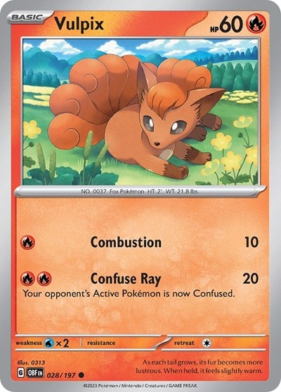 SV03: Obsidian Flames (OBF) - Vulpix