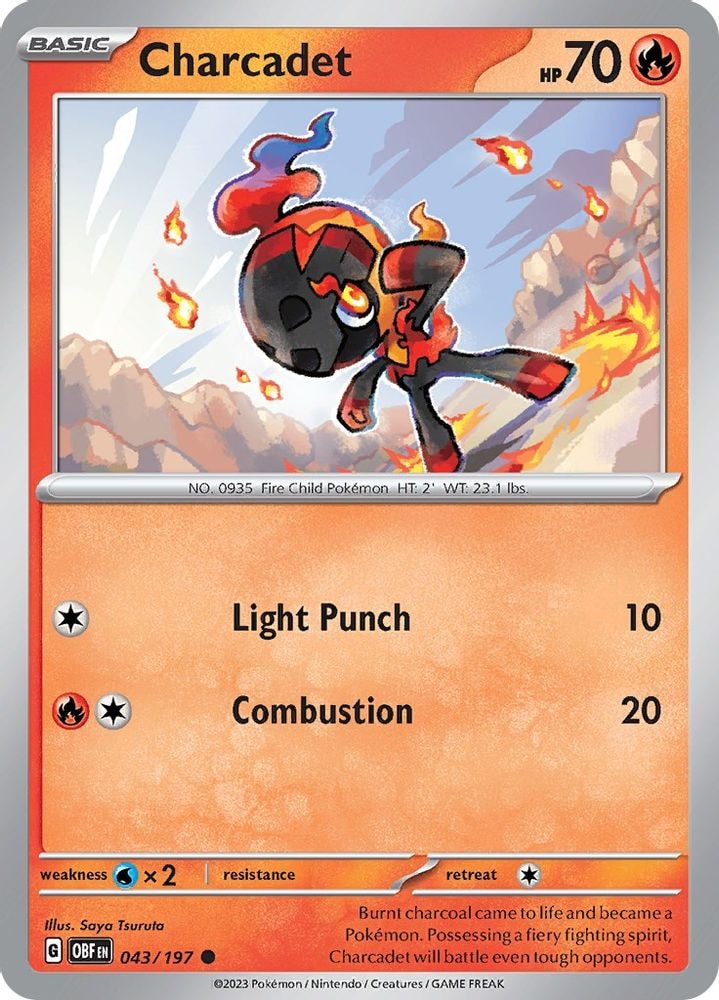 SV03: Obsidian Flames (OBF) - Charcadet (#043/197, Common) ()