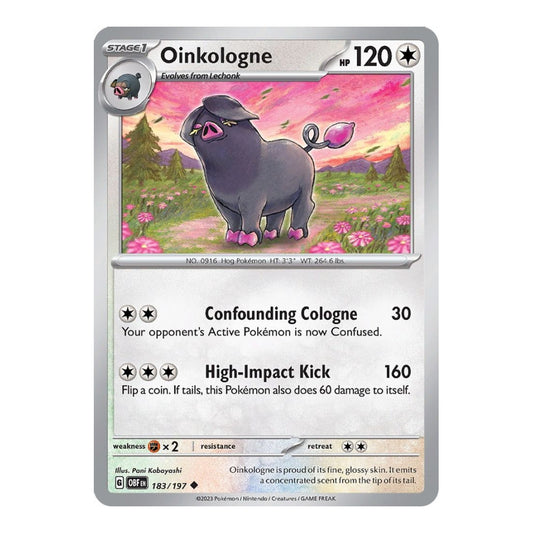 SV03: Obsidian Flames (OBF) - Oinkologne 183 197 (#183/197) (Near Mint)
