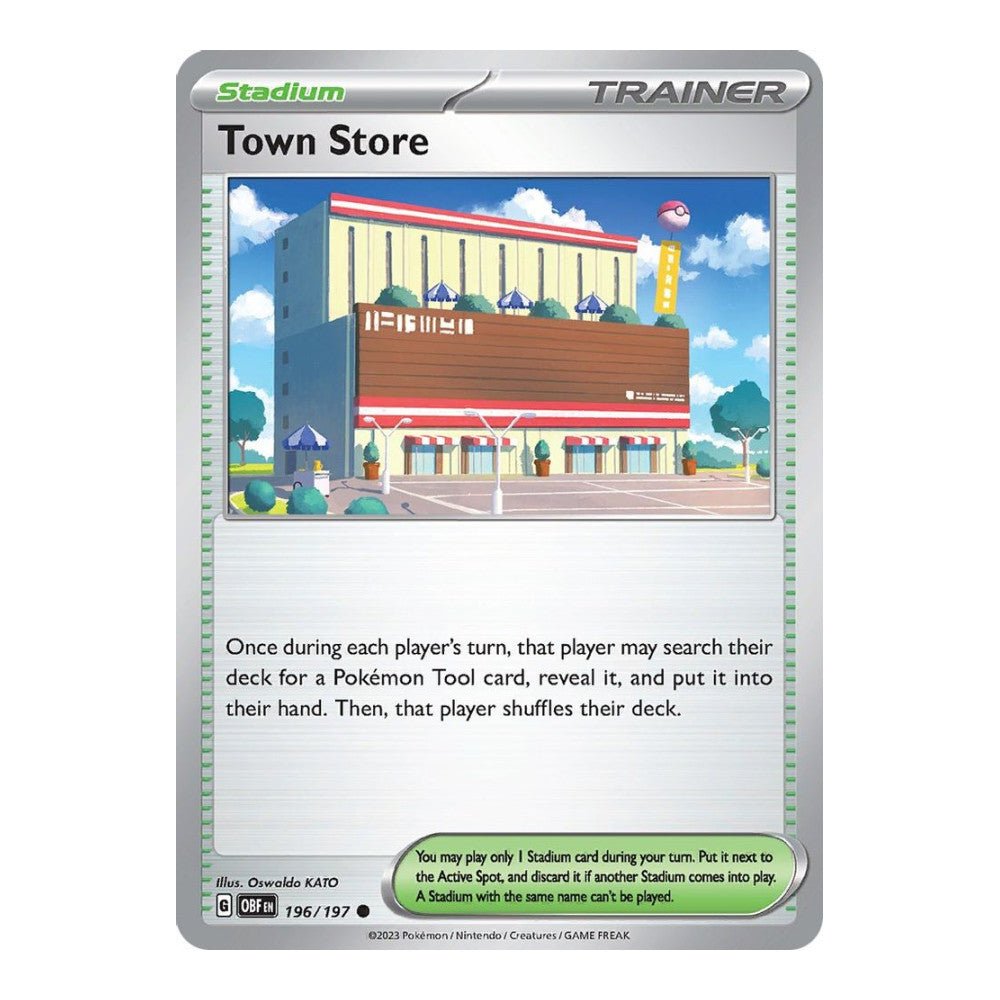 SV03: Obsidian Flames (OBF) - Town Store (#196/197) (Near Mint)
