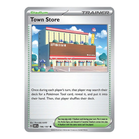 SV03: Obsidian Flames (OBF) - Town Store (#196/197) (Near Mint)