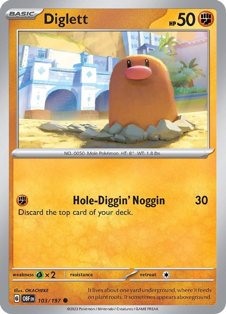 SV03: Obsidian Flames (OBF) - Diglett (#103/197, Common) ()