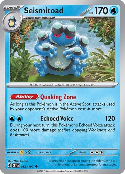 SV03: Obsidian Flames (OBF) - Seismitoad