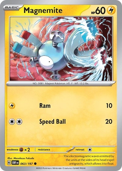 SV03: Obsidian Flames (OBF) - Magnemite