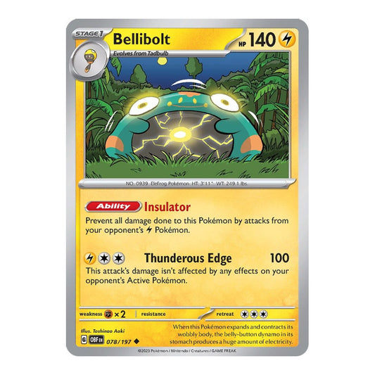 SV03: Obsidian Flames (OBF) - Bellibolt 078 197 (#078/197) (Near Mint)