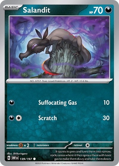 SV03: Obsidian Flames (OBF) - Salandit