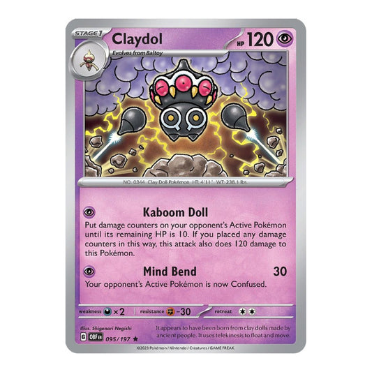 SV03: Obsidian Flames (OBF) - Claydol (#095/197) (Near Mint)