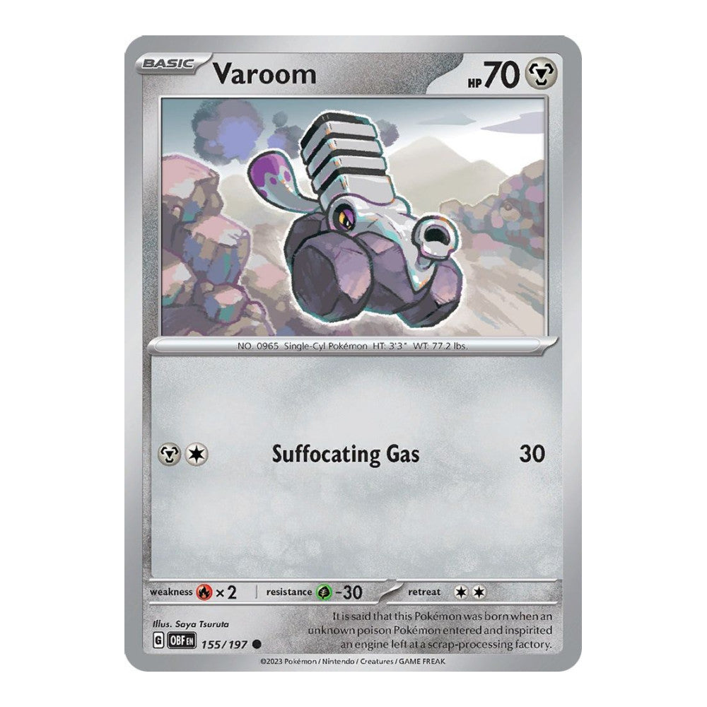 SV03: Obsidian Flames (OBF) - Varoom 155 197 (#155/197) (Near Mint)