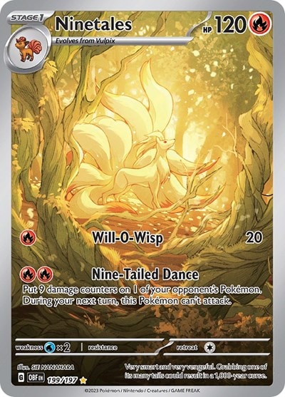 SV03: Obsidian Flames (OBF) - Ninetales -199/197